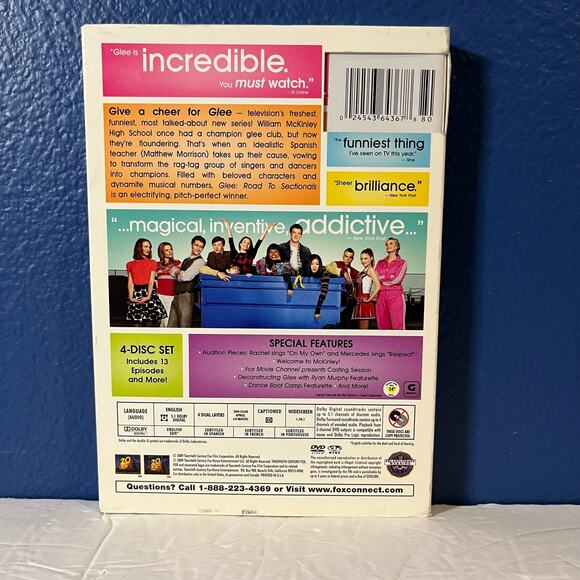 NEW -- Glee: Season 1 Volume 1: Road to Sectionals (DVD) sealed with Slip Cover - Picture 2 of 8